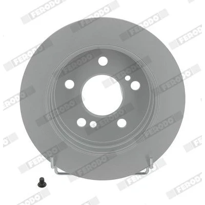 Imagem de FERODO PREMIER Coat+ disc DDF122C Disco de travão 258 9 5 cheio revestido com parafusos MERCEDES BENZ: 190, W124 Sedan, Coupe