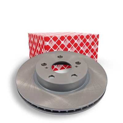 Imagem de FEBI BILSTEIN 108496 Disco de travão Eixo dianteiro 255 22 5 100 interior ventilado revestido TOYOTA: Prius II Liftback