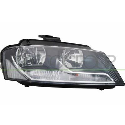 Imagem de PRASCO AD3224904 Farol Principal esquerda H7/H7 com luz de circulação diurna motor regulação do alcance dos faróis AUDI: A3 Sportback