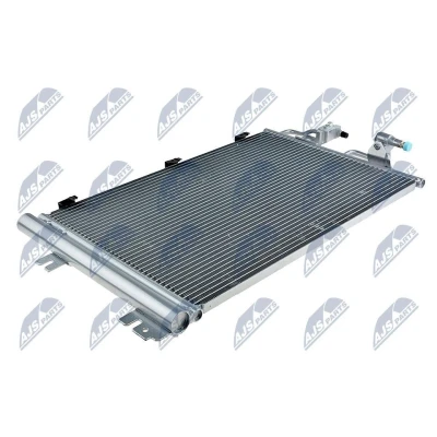 Imagem de NTY CCS PL 016 Condensador com secador Alumínio 630mm OPEL: Astra H Caravan, Hatchback, GTC