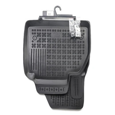 Imagem de REZAW PLAST 201907P Conjunto de tapete chão Borracha à frente 2 preto medida RENAULT: Kangoo II Express