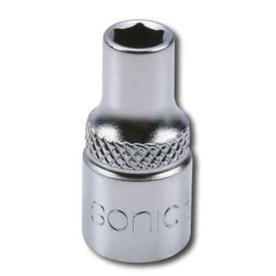 Imagem de SONIC 21506 Chave de caixa 1/4 Sextavado interior DIN 3120 , 3124 6 mm aço cromo vanádio