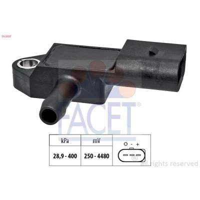 Imagem de FACET 10.3327 Sensor 29kPa 400kPa sem tubo de ligação