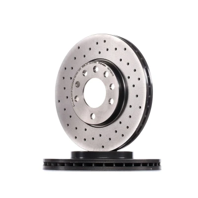 Imagem de BREMBO XTRA LINE 09.7629.1X Disco de travão 280 25 5 perfurado/ventilado revestido alto carbono OPEL: Combo C Van / Carrinha, Meriva A, Astra H GTC