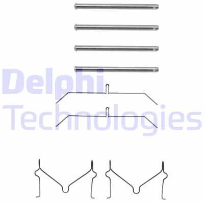 Imagem de DELPHI LX0145 Kit de acessórios, pastilhas travão TOYOTA: Land Cruiser Prado 70 SUV, HILUX 6 Pick up, 90