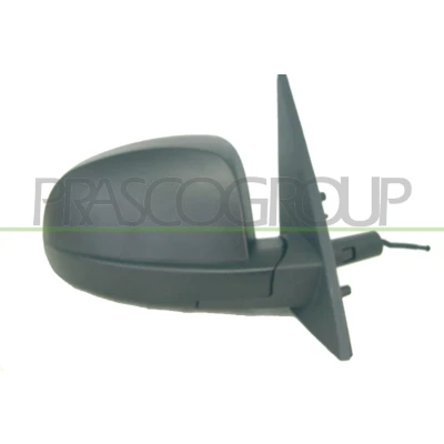 Imagem de Espelho retrovisor Prasco OP3507113 à direita preto com subcapa manual ajustável pelo interior, convexo