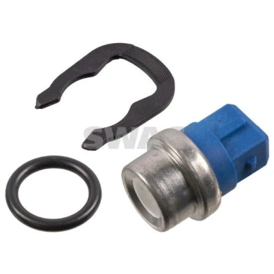 Imagem de SWAG 30 93 4762 Sensor da Temperatura do Líquido de Refrigeração Azul com junta, mola retenção VOLKSWAGEN: GOLF 3, Polo III Hatchback, 2