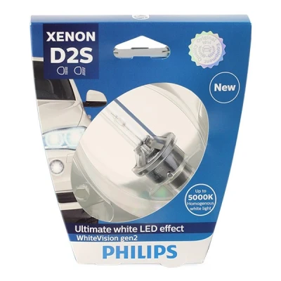 Imagem de PHILIPS 85122WHV2S1 Lâmpada, farol de longo alcance D2S 85V 35W 5000K Xenon AUDI: A3 Sportback, A4 B6 Avant, Hatchback, BMW: 3 Touring, 5 Touring