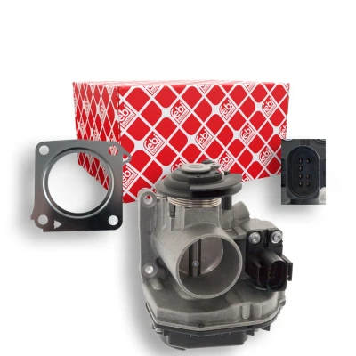 Imagem de FEBI BILSTEIN 104108 Corpo de Borboleta elétrico com junta VOLKSWAGEN: Polo III Hatchback