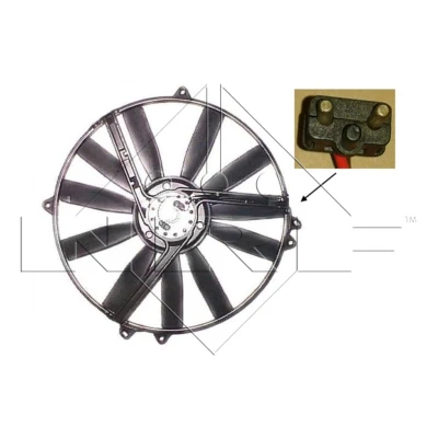 Imagem de NRF 47300 ventilador de radiador 385 12 250 sem estrutura do (caixilho) MERCEDES BENZ: 190, W124 Sedan