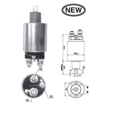 Imagem de MAGNETI MARELLI 940113050539 Interruptor electromagnético, motor de arranque