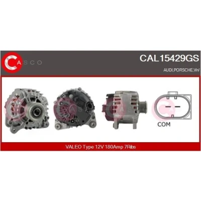 Imagem de CASCO CAL10217AS Alternador 12V 120A VOLKSWAGEN: Passat B5 Sedan, Variant, AUDI: A4 Sedan