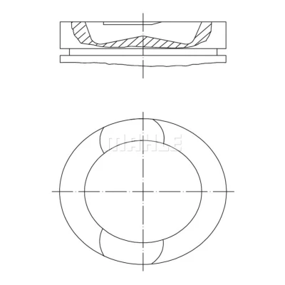 Imagem de Pistão MAHLE 037 PI 00107 000