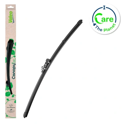 Imagem de Escova do limpa vidros Valeo Canopy 583935 450mm plana, Borracha limpeza fabricada com &gt;80% materiais sustentáveis