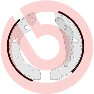 Imagem de BREMBO S 83 507 Maxilas de travão 229 35 com alavanca do mão TOYOTA: Avensis I Carrinha