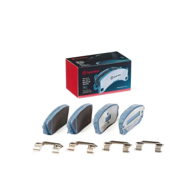 Imagem de BREMBO Jogo de pastilhas para travão disco com avisador sonoro desgaste chapa anti ruído acessórios P 30 056E