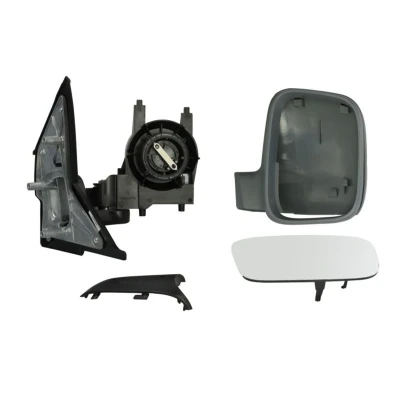 Imagem de Espelho retrovisor Alkar 9232985 à direita com subcapa manual convexo para veículo volante esquerda VOLKSWAGEN: Transporter 5 Bus,