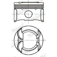 Imagem de NÜRAL 87 444800 10 Pistão 77 para biela trapezoidal CITROËN: C4 II Hatchback, I Grand Picasso, MINI: PEUGEOT: 2008 Carrinha