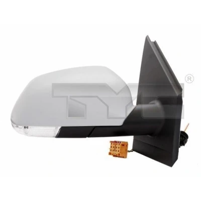 Imagem de Espelho retrovisor Tyc 337 0142 esquerda com subcapa ajuste: por cabo de aço, não esférico VOLKSWAGEN: Polo IV Hatchback