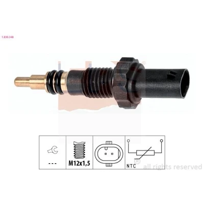 Imagem de EPS 1.830.348 Sensor da Temperatura do Líquido de Refrigeração Made in Italy OE Equivalent BMW: 5 Sedan, Touring, X6, MINI: Hatchback