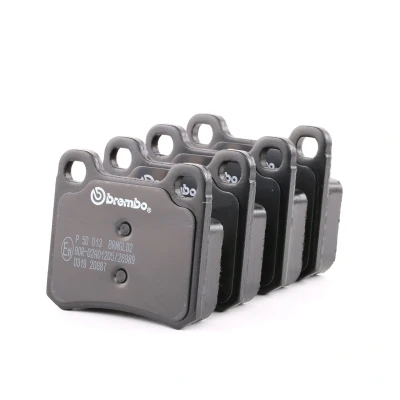 Imagem de BREMBO P 50 013 Jogo de pastilhas para travão disco excl. contacto aviso desgaste sem acessórios MERCEDES BENZ: Classe C Sedan, W124 Sedan