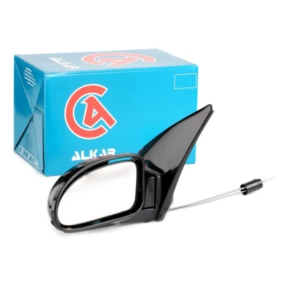 Imagem de Espelho retrovisor Alkar 6137399 esquerda com subcapa ajuste: por cabo de aço, convexo para veículo volante à FORD: Focus Mk1 Hatchback