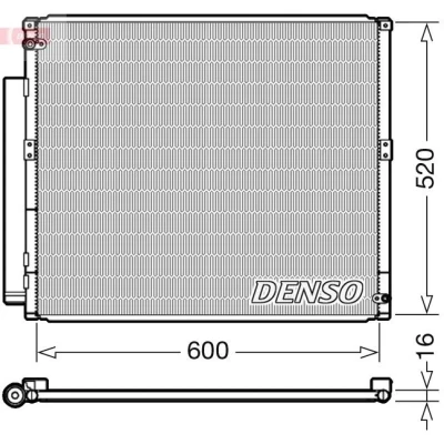 Imagem de DENSO DCN50051 Condensador com secador R 134a