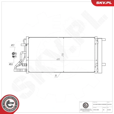 Imagem de ESEN SKV 71SKV086 Sensor NOx 12V depois do turbocompressor