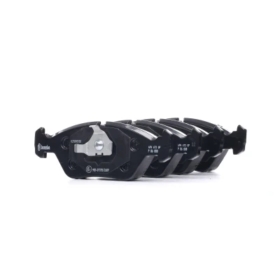 Imagem de BREMBO P 06 008 Jogo de pastilhas para travão disco preparado indicador aviso desgaste com grampo do êmbolo sem acessórios BMW: 3 Sedan
