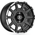 Imagem de Jante de alumínio sparco dakar 8.5x18 6x139.7 et27 aresta polida preta mate