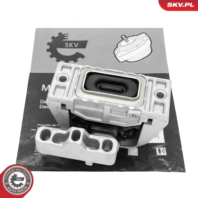 Imagem de ESEN SKV 75SKV228 Suporte, motor à direita Rolamento de Borracha e metal Alumínio, 170mm 121mm VOLKSWAGEN: Golf 4, Polo IV Hatchback