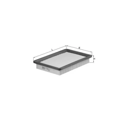 Imagem de MAHLE ORIGINAL LX 790 Filtro de ar 40,0 180 261,0 Cartucho filtrante HYUNDAI: LANTRA 2, COUPE, Elantra III Sedan