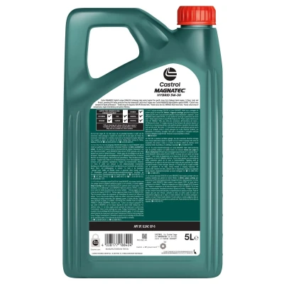 Imagem de Castrol Magnatec Hybrid 5W 30 5l Óleo do motor 15F701 NISSAN: Qashqai / Qashqai+2 I, 2, Almera II Hatchback, MAZDA: 3 5, 6 SW