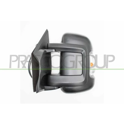 Imagem de espelho retrovisor Prasco FT9307008 com sensor esquerda preto manual Braço do curto, sem cor FIAT: Ducato III Van