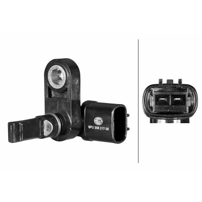 Imagem de HELLA 6PU 358 217 381 Sensor de ABS com retentor Hall 2 TOYOTA: Land Cruiser Prado 120