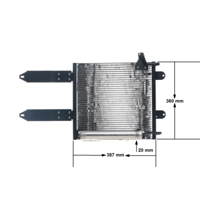 Imagem de MAHLE ORIGINAL AC 286 000S Condensador com secador 390 VOLKSWAGEN: Polo IV Hatchback, III Hatchback