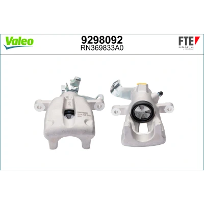 Imagem de FTE 9298092 Pinça de travão cinzento Alumínio Eixo traseiro esquerdo sem suporte MINI: Hatchback, Clubman, Cabrio
