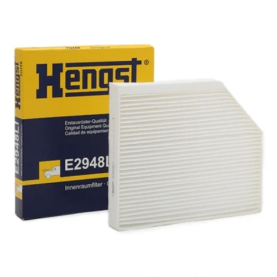 Imagem de HENGST FILTER E2948LI Filtro, ar do habitáculo Filtro de pólen 279 241 35 AUDI: A4 B8 Avant, Sedan, A5 Sportback, PORSCHE: Macan