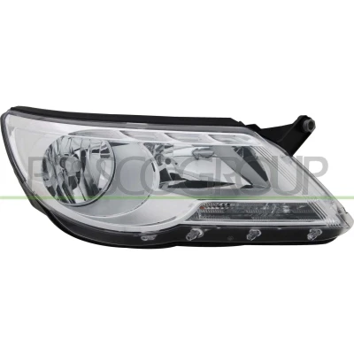 Imagem de PRASCO VG8074904 Farol Principal esquerda H7/H7 com motor de regulação do alcance dos faróis VOLKSWAGEN: Tiguan I