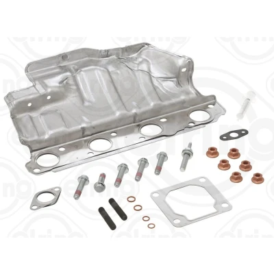 Imagem de ELRING 734.830 Kit de montagem, turbocompressor com juntas chapa protecção térmica, instruções parafusos