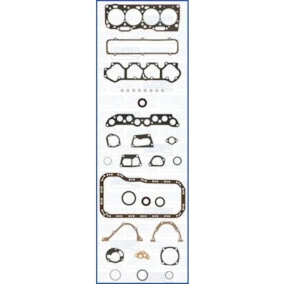 Imagem de AJUSA FIBERMAX 50067800 Jogo completo de juntas, motor Com junta da cabeça do motor, retentores haste válvulas FIAT: Punto I Hatchback