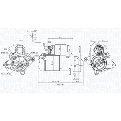 Imagem de Motor de arranque MAGNETI MARELLI 063721415010