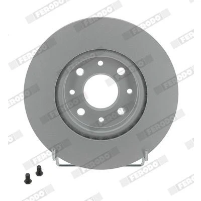 Imagem de FERODO PREMIER Coat+ disc DDF521C Disco de travão 257 20 4 ventilado revestido com parafusos FIAT: Punto II Hatchback, I BRAVO 1