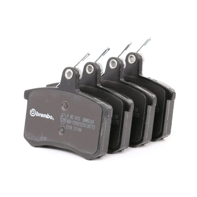 Imagem de BREMBO P 85 013 Jogo de pastilhas para travão disco excl. contacto aviso desgaste com parafusos pinça sem acessórios