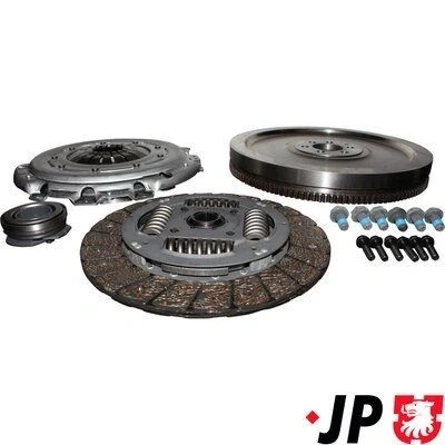 Imagem de JP GROUP 1130413410 Kit de Embraiagem com rolamento desembraiagem, volante do motor VOLKSWAGEN: GOLF 5, 6, Polo V Hatchback