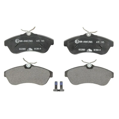 Imagem de ATE 13.0460 2881.2 Jogo de pastilhas para travão disco excl. contacto aviso desgaste com parafusos pinça CITROËN: C2 Hatchback