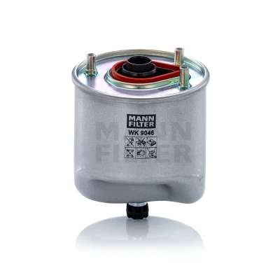 Imagem de MANN FILTER WK 9046 Filtro de Combustível dos tubos FORD: FOCUS 3 Turnier, Transit Connect V408 Van, S Max Mk1, VOLVO: C30, V50, V40 Hatchback