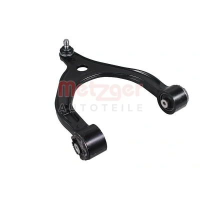 Imagem de METZGER 58141401 Braço de suspensão com apoio borracha Eixo dianteiro, lado esquerdo, em cima transversal TESLA: Model X (5YJX) 60D AWD