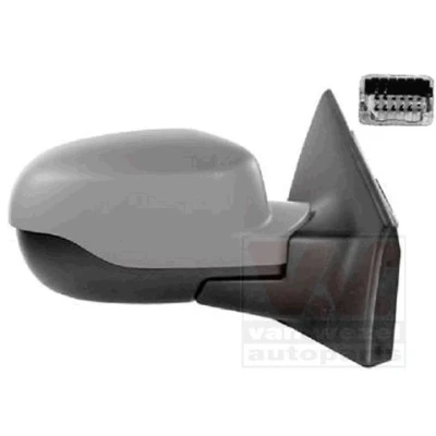 Imagem de Espelho retrovisor Van Wezel 4333818 à direita com subcapa completo, convexo, para regulação eléctrica dos espelhos, aquecível, sensor de