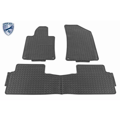 Imagem de VAICO V42 0990 Conjunto de tapete chão Borracha à frente e atrás 4 preto medida PEUGEOT: 508 I SW